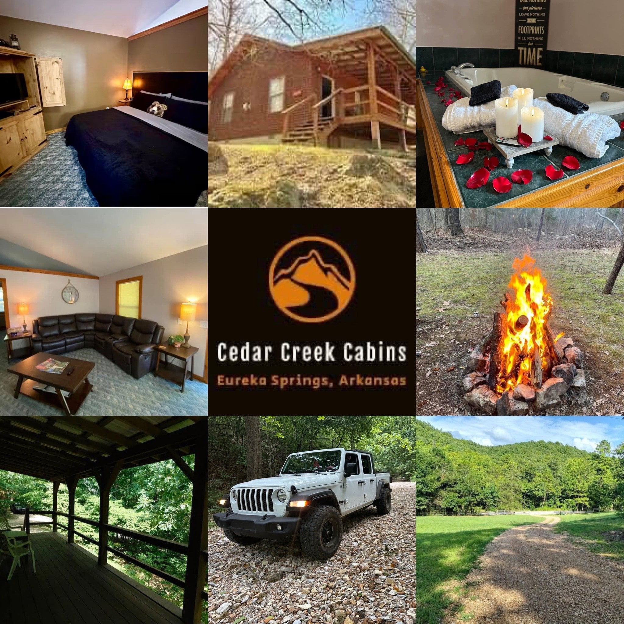 About Cedar Creek Cabins